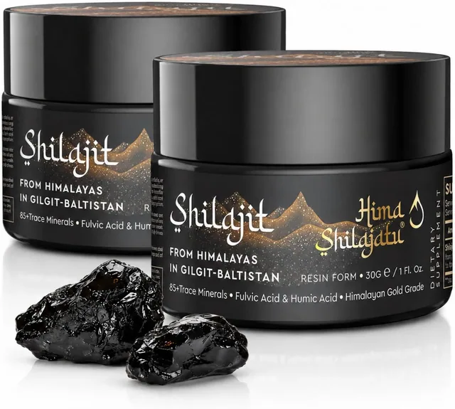 Hima Shilajatu Shilajit Resin, 2 jars