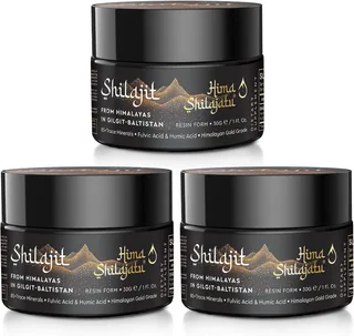 Hima Shilajatu Shilajit Resin, 3 jars